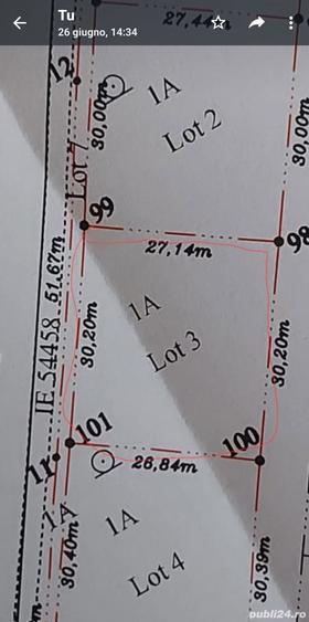 Teren de 811 mp, în Almaș