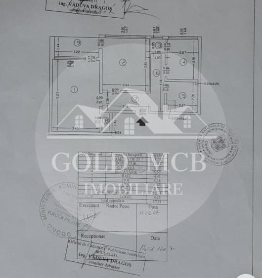 Apartament cu 2 camere decomandat, mobilat în Arcul de Triumf