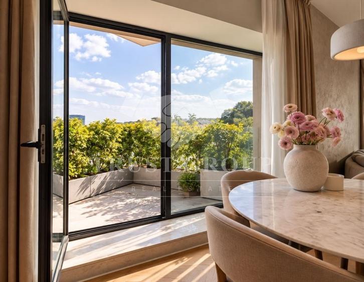 Apartament cu 3 camere semidecomandat, mobilat în Barbu Văcărescu