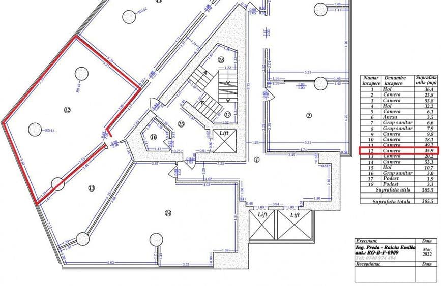 Spatiu de birouri | Vitan Center | Utilitati incluse | 46mp - 5