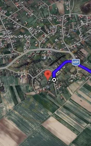 Teren de 6500 mp, în Gliganu de Sus