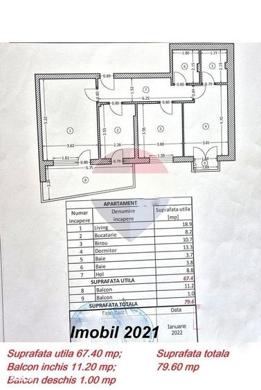 Apartament 3 camere de vanzare | Bloc nou | Parcare | Rahova Salaj - 12