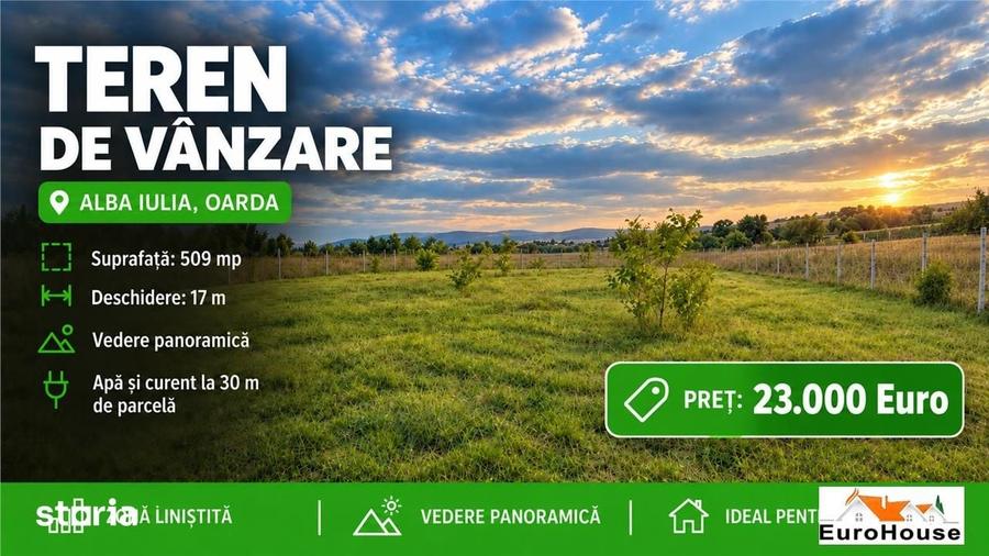 Teren de 509 mp, în Partoș