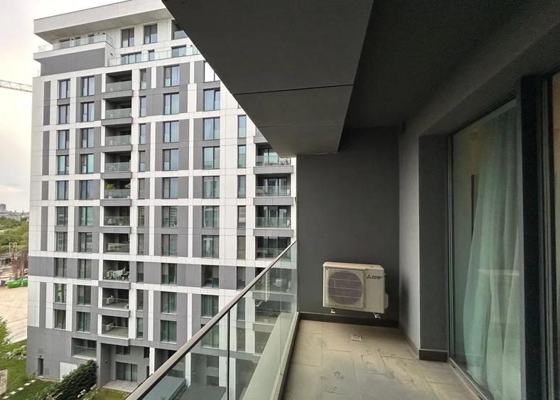 Apartament cu 2 camere semidecomandat, mobilat în Pipera