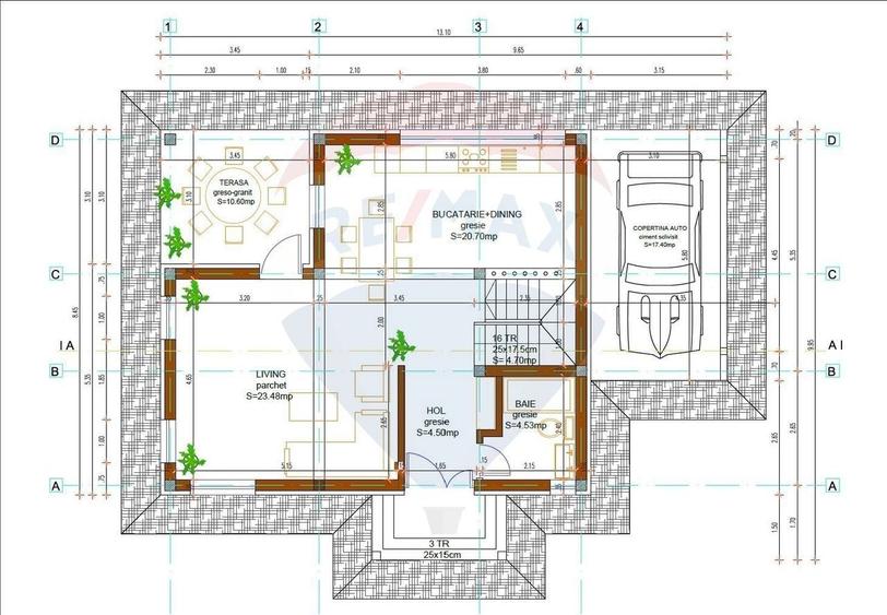 Casă cu 4 camere cu Teren 750 Mp în Jucu