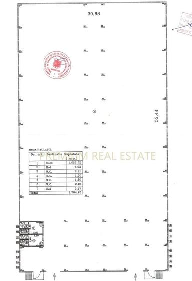 Spațiu industrial, de 2,000 mp, în Central