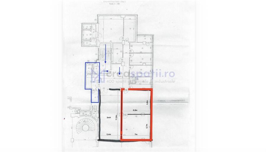 Spațiu comercial, de 100 mp, în Palat
