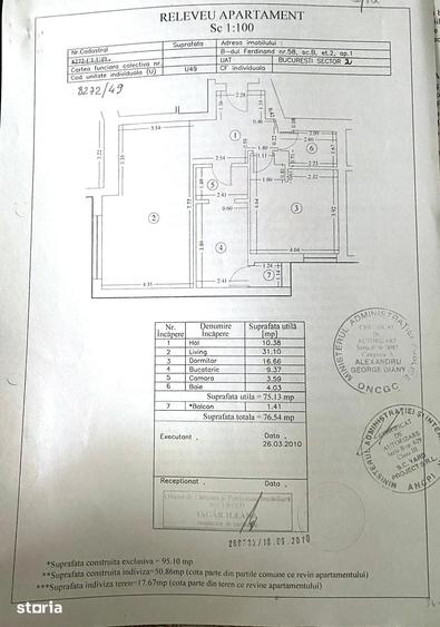 Apartament cu 2 camere în Ferdinand