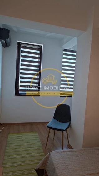 Apartament cu 2 camere semidecomandat, mobilat în Exterior Vest