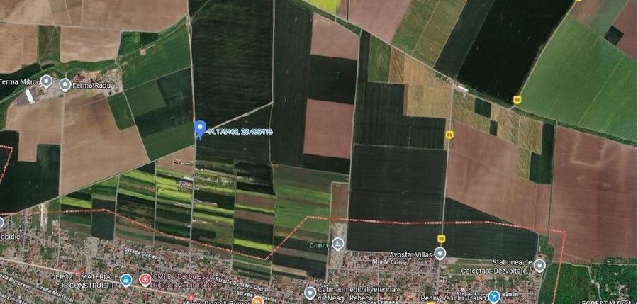 Teren de 5000 mp, în Valu lui Traian