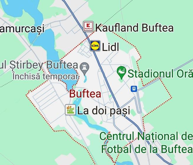 Teren Construcții intravilan de 1000 mp, în Buftea