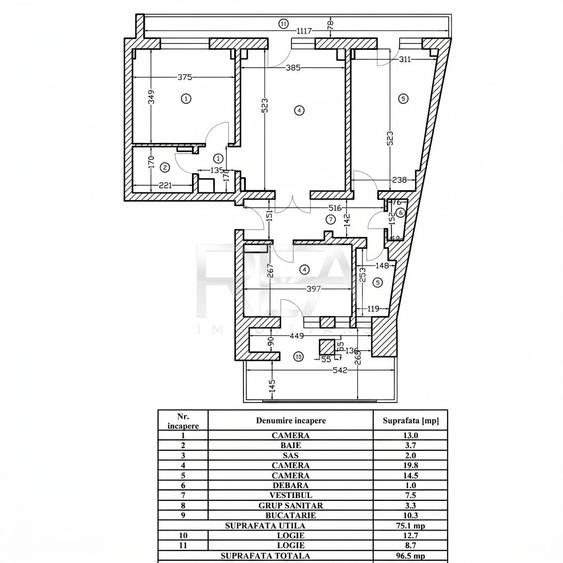 3 camere Ultracentral - UNIRII - Renovat la cheie - 14