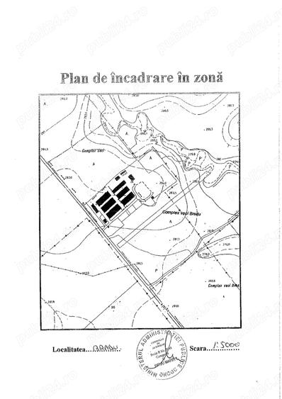 Teren de 7000 mp, în Bradu