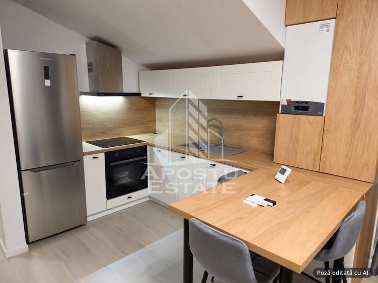 Apartament cu 2 camere decomandat, mobilat în Buziașului