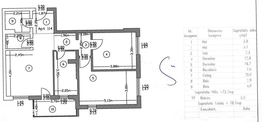 Apartament cu 3 camere decomandat, mobilat în Prelungirea Ghencea
