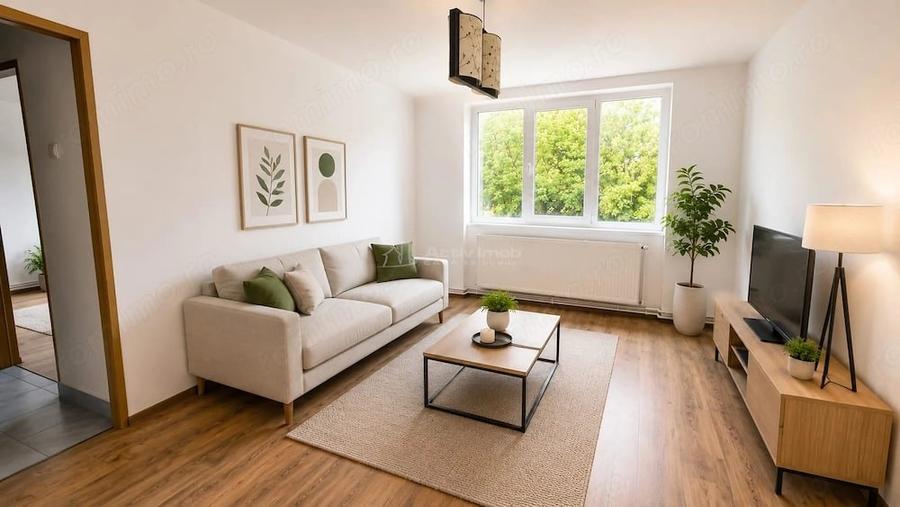 Apartament cu 2 camere semidecomandat în Cuptoare (Reșița)