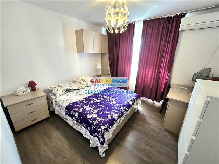 Apartament cu 3 camere semidecomandat, mobilat în Iancului
