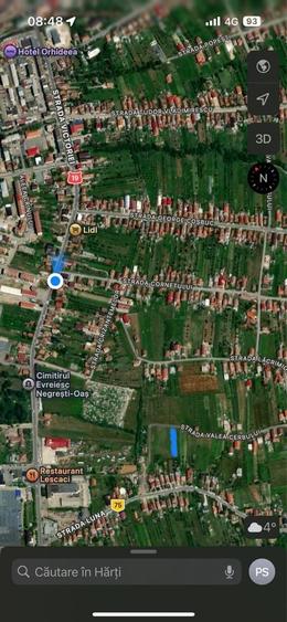 Teren de 2000 mp, în Exterior Vest