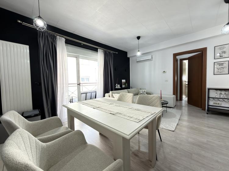 Apartament cu 2 camere semidecomandat, mobilat în Torontalului