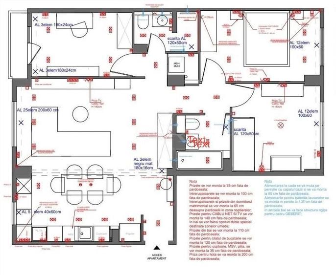 Penthouse cu 4 camere decomandat, mobilat în Mănăștur