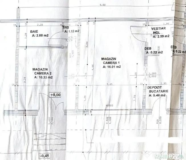 Spațiu comercial, de 38 mp, în Central