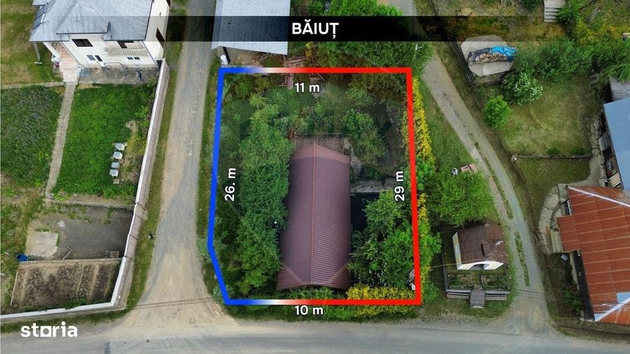 Casă cu 4 camere cu Teren 345 Mp în Bârsana