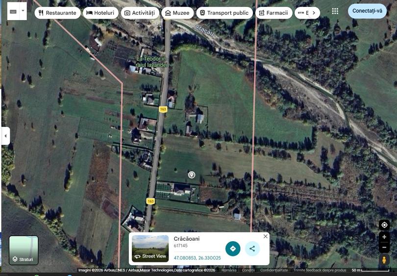 Teren Construcții intravilan de 3668 mp, în Crăcăoani