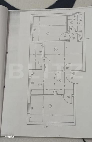 Apartament cu 3 camere decomandat în Central