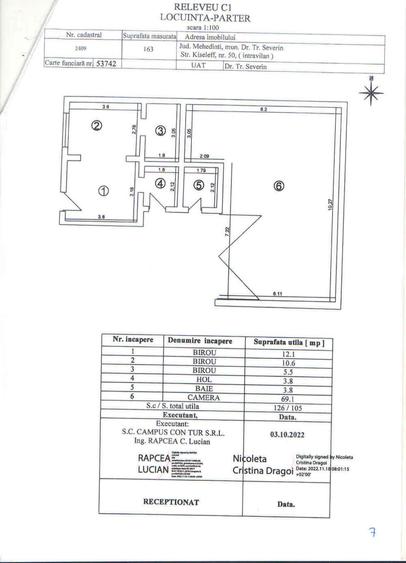 Spațiu comercial, de 125 mp, în Central