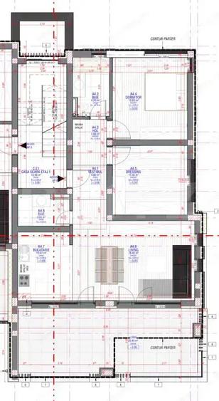 Apartament cu 3 camere decomandat în Torontalului