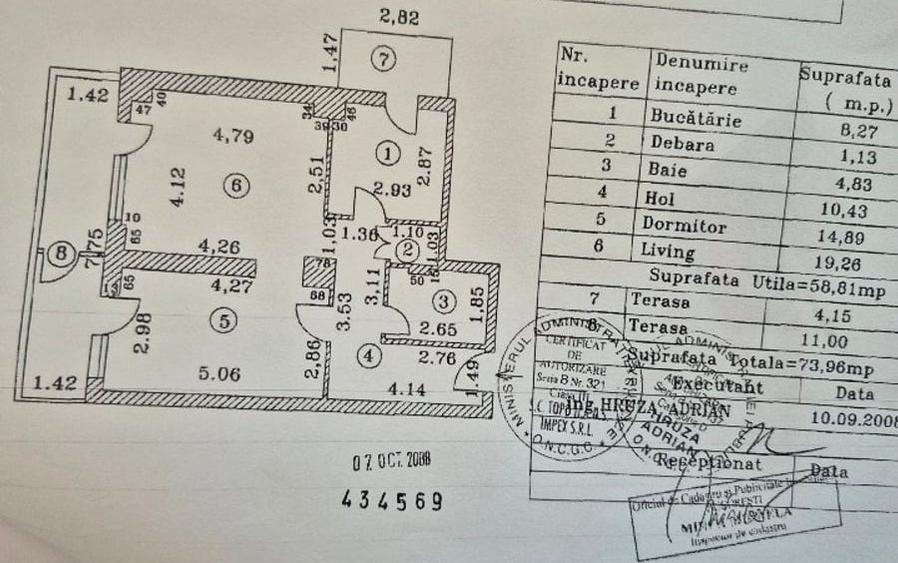 Apartament cu 2 camere decomandat în Drumul Taberei