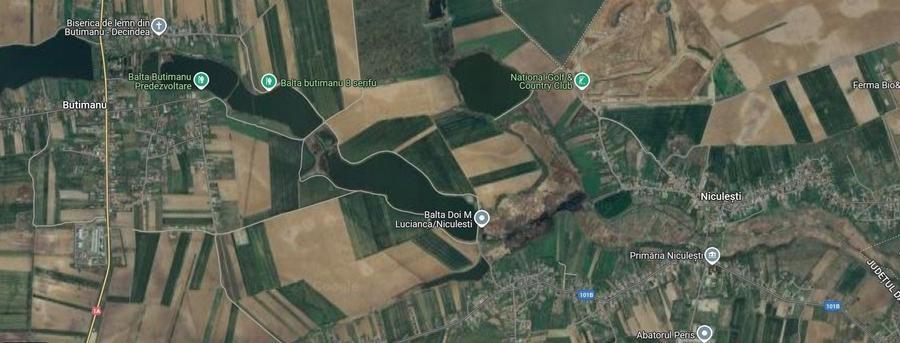 Teren agricol extravilan de 85537 mp, în Butimanu
