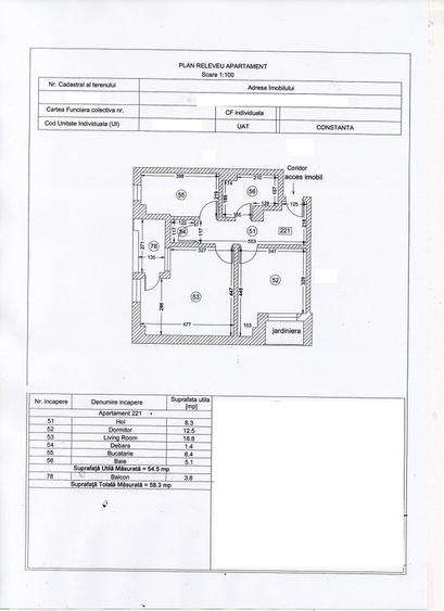 Apartament cu 2 camere decomandat, mobilat în Inel II