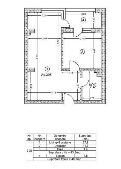 Apartament cu 2 camere, Finisat, Metrou Dimitrie Leonida/ Berceni - 4