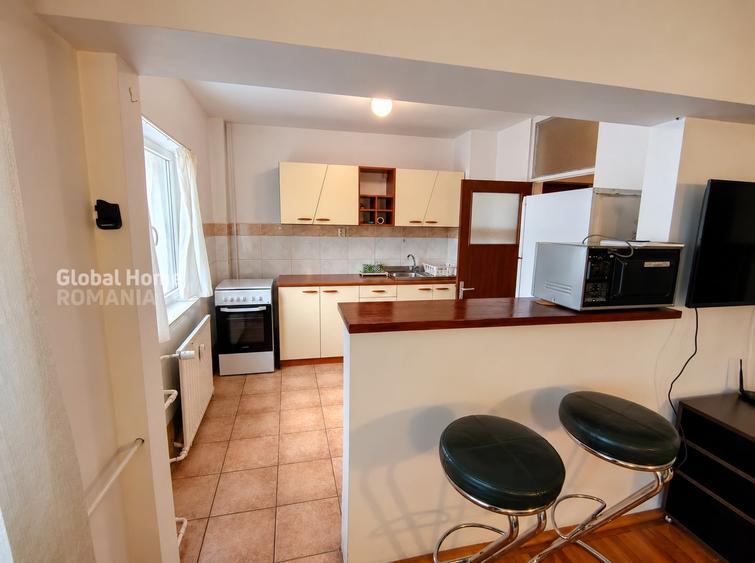 Apartament cu 2 camere semidecomandat, mobilat în Aviației