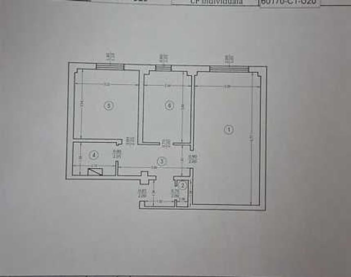 Apartament cu 2 camere decomandat în Central