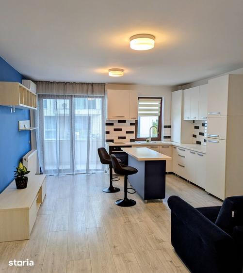 Apartament cu 2 camere, mobilat în Între Lacuri