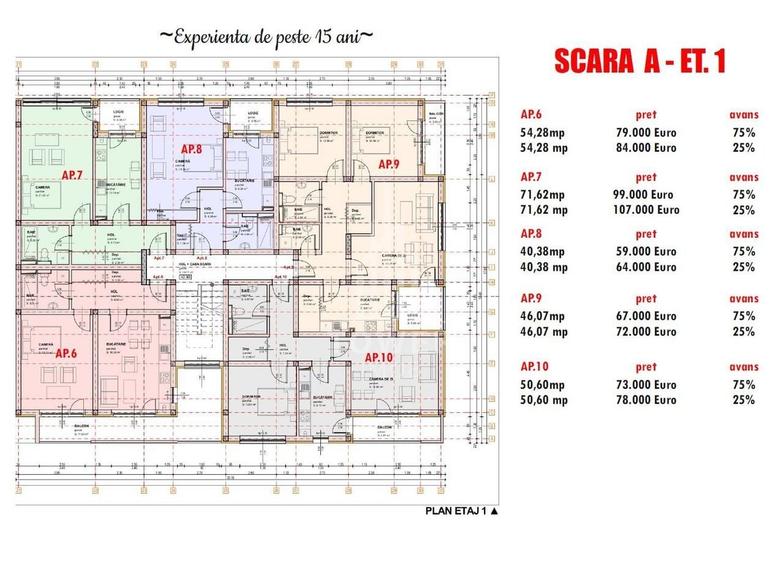 Apartament cu 3 camere în Șelimbăr