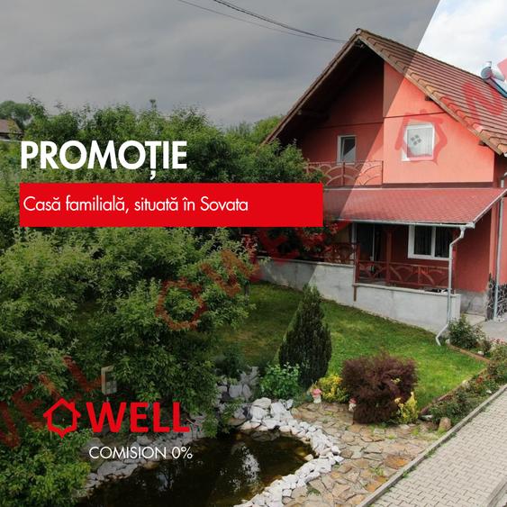 Casă individuală cu 3 camere cu Garaj în Sovata