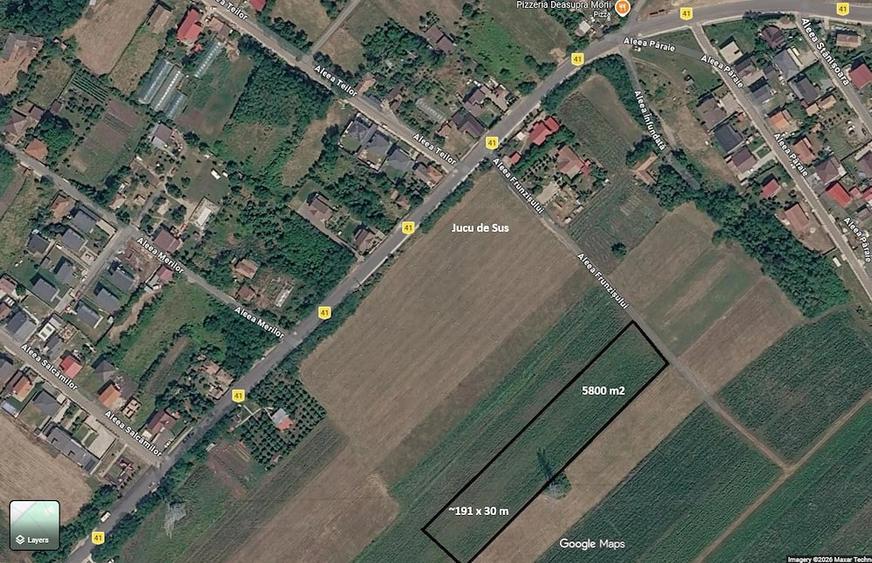 Teren extravilan Jucu de Sus, aproape de zona construita - 2