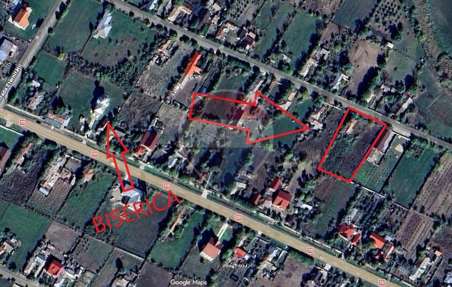 Teren Construcții intravilan de 2050 mp, în Călienii Noi