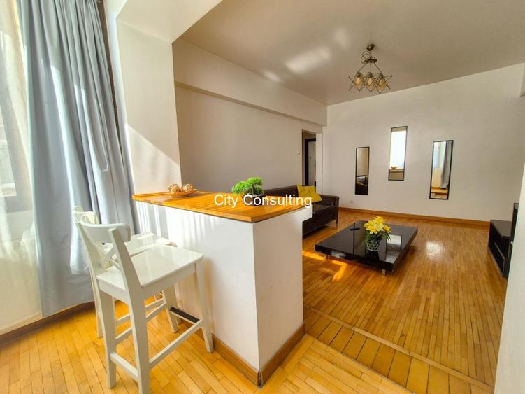 Apartament cu 3 camere, mobilat în Cișmigiu