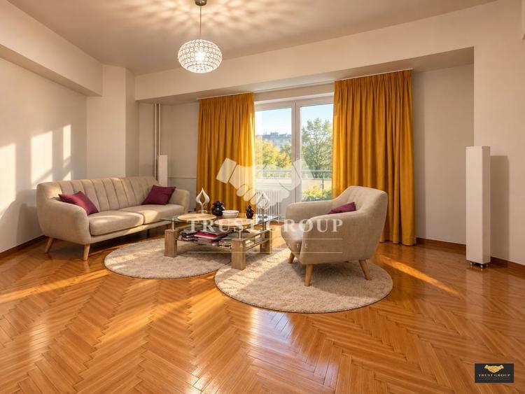 Apartament cu 3 camere decomandat, mobilat în Calea Victoriei