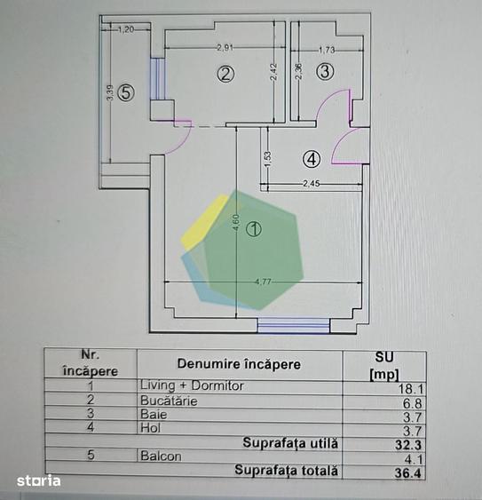 Apartament în Nord
