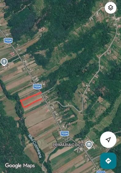 Teren de 9230 mp, în Cocu