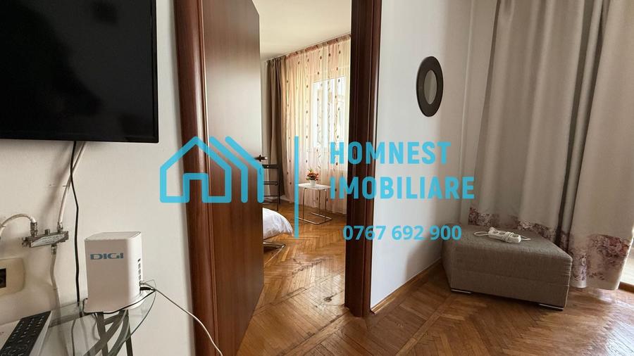 Apartament cu 2 camere semidecomandat, mobilat în Calea Victoriei