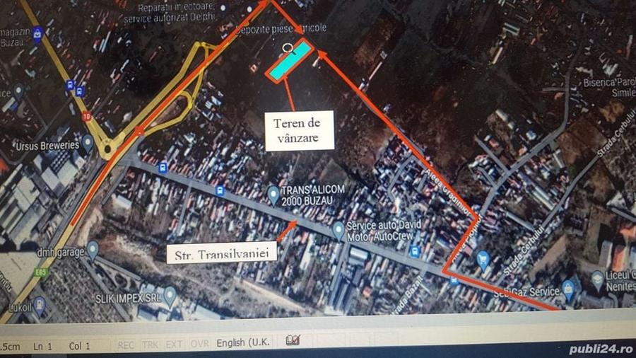 Teren de 1900 mp, în Central