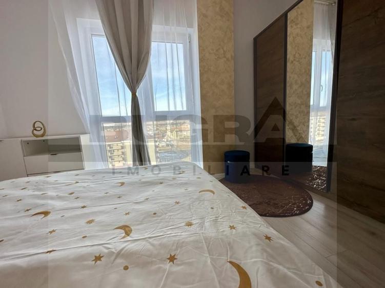 Apartament cu 2 camere semidecomandat, mobilat în Florești