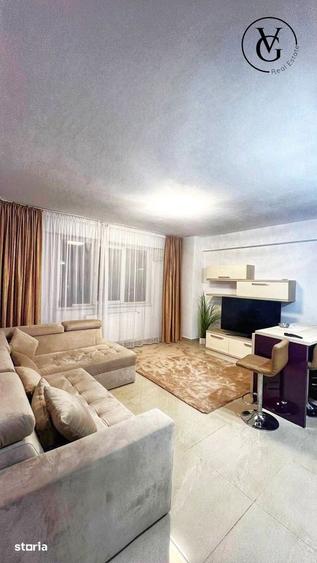 Apartament cu 2 camere semidecomandat, mobilat în Central