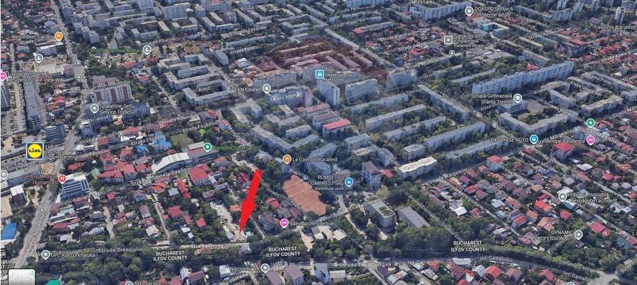 Teren Construcții intravilan de 1928 mp, în Militari